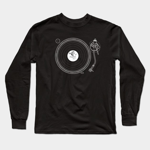 TURNTABLE Long Sleeve T-Shirt by ROBZILLA